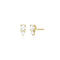 diamond stack stud earrings,<br>set larger stone over smaller to flatter facial lines <span class='visuallyhidden'>Call or text 323-404-2959 if you need shopping assistance.</span>